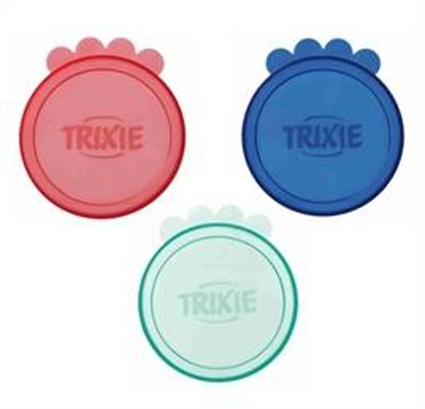 TRIXIE DEKSEL VOOR BLIK KUNSTSTOF ASSORTI 3 ST 7,6 CM