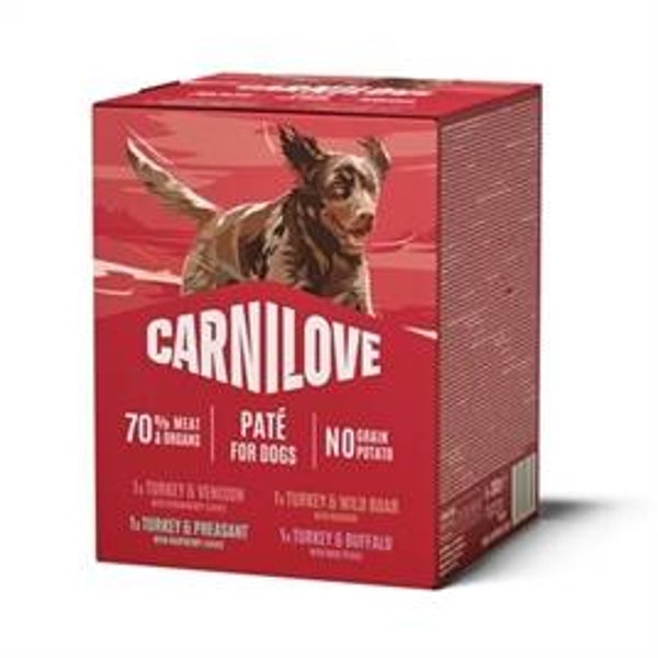 CARNILOVE POUCH MULTIPACK 6X400 GR