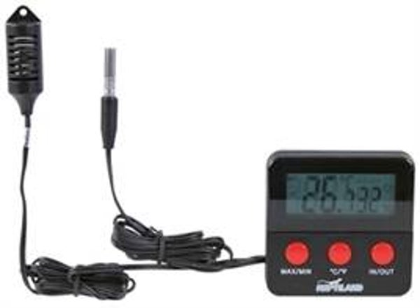 TRIXIE REPTILAND THERMOMETER / HYGROMETER DIGITAAL MET AFSTANDSSENSOR 6X6 CM