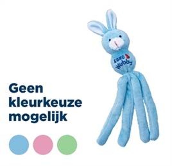 KONG WUBBA KAT KONIJN ASSORTI 4X4X20,5 CM