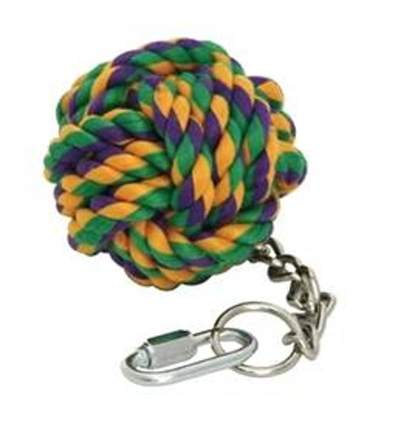 HAPPY PET TOUWBAL AAN KETTING VOGEL 23X6,5X6,5 CM