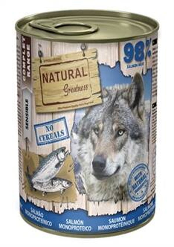 NATURAL GREATNESS MONOPROTEIN SALMON RECIPE 400 GR