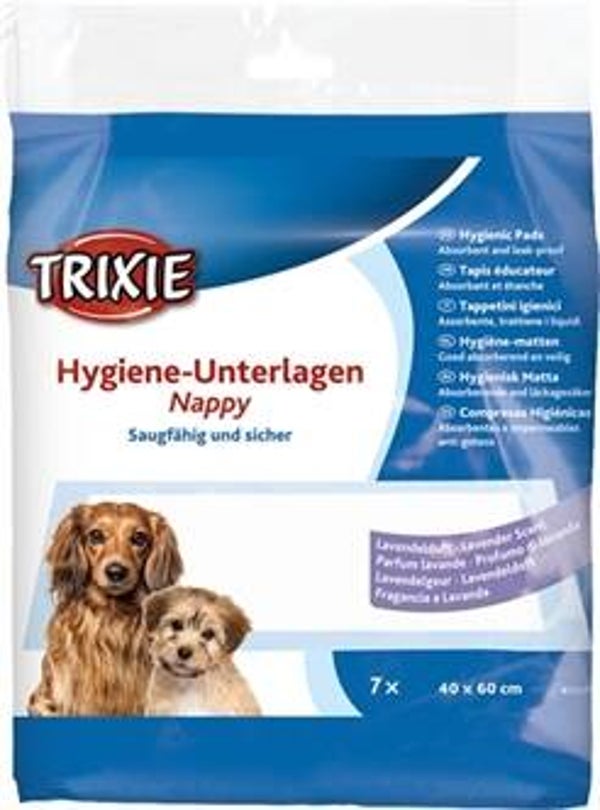 TRIXIE HYGIËNE-ONDERLEGGER NAPPY LAVENDELGEUR 60X40 CM 10X7 ST