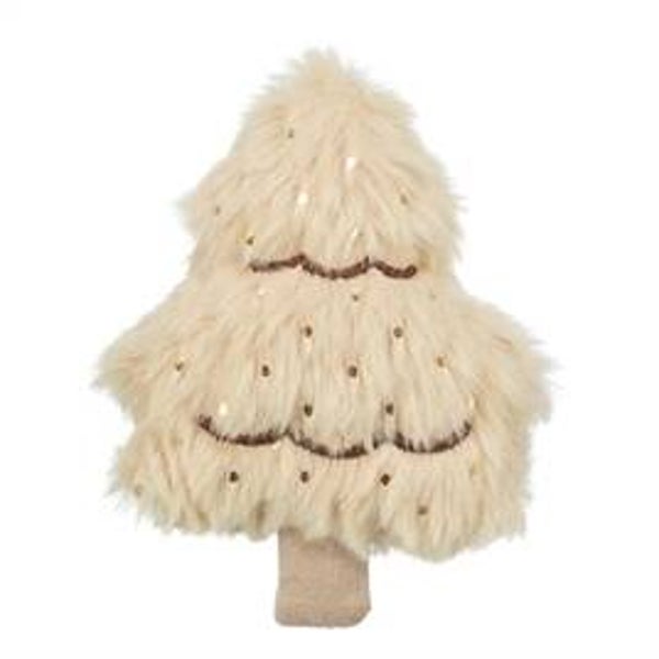 TRIXIE XMAS KERSTBOOM PLUCHE BEIGE 9,5 CM
