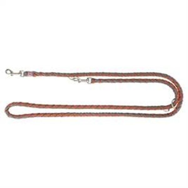TRIXIE HONDENRIEM CAVO VERSTELBAAR ROEST / GRAFIET GRIJS 200X1,2 CM