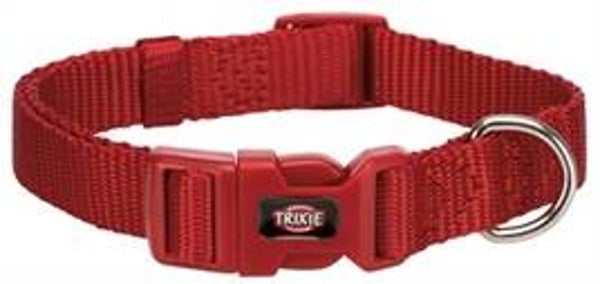 TRIXIE HALSBAND HOND PREMIUM ROOD 25-40X1,5 CM