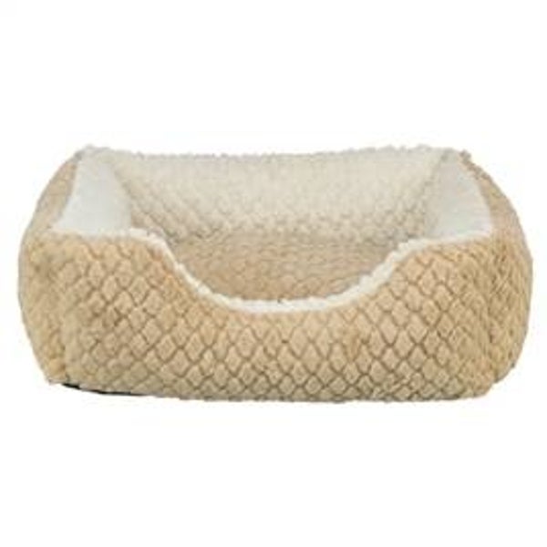TRIXIE HONDENMAND KALINE MIO HOEKIG LICHTBRUIN / CREME 65X50 CM