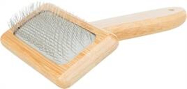 TRIXIE SLICKERBORSTEL BAMBOE 15X9 CM