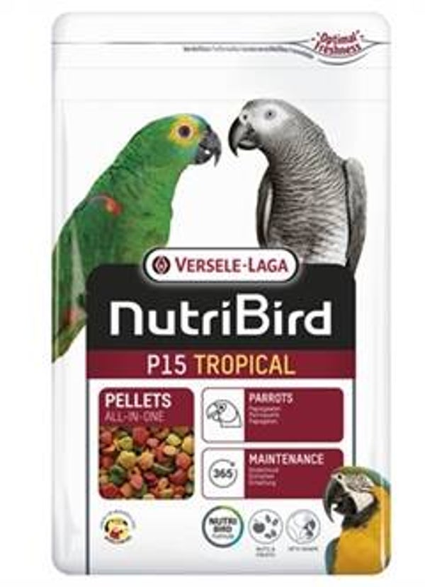 NUTRIBIRD P15 TROPICAL ONDERHOUDSVOEDER 1 KG
