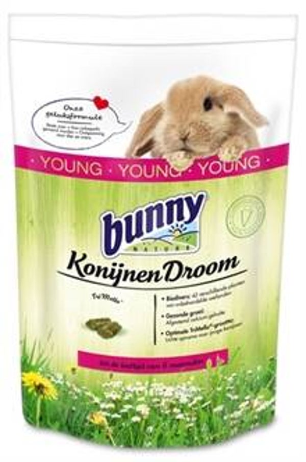 BUNNY NATURE KONIJNENDROOM YOUNG 1,5 KG