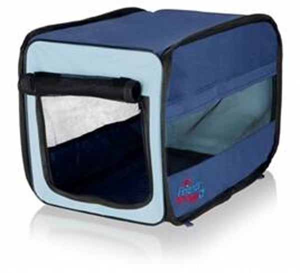 TRIXIE REISMAND TWISTER OPVOUWBAAR DONKERBLAUW / LICHTBLAUW 50X52X76 CM