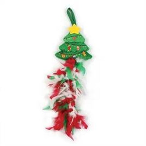 HAPPY PET DEURHANGER KERSTBOOM MET VEREN 58,5X14,5X2,5 CM