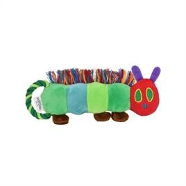 ERIC CARLE PLUCHE RUPSJE NOOIT GENOEG MET TREK FLOSTOUW 23 CM
