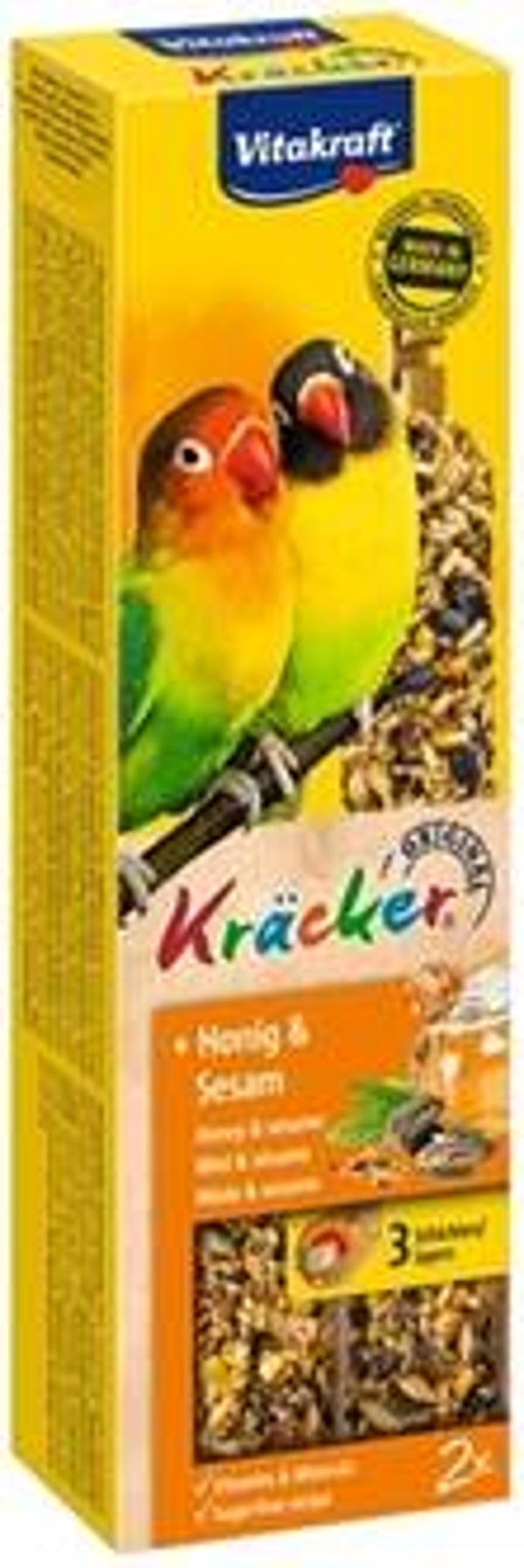 VITAKRAFT AGAPORNISKRACKER HONING 2 IN 1