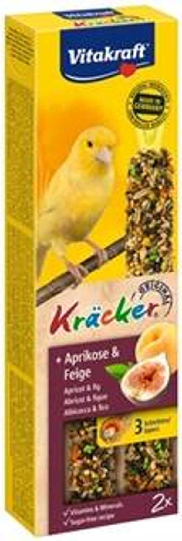 VITAKRAFT KANARIE KRACKER FRUIT 2 IN 1