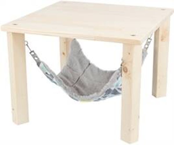 TRIXIE SCHUILPLAATS MET HANGMAT SUNNY ASSORTI / GRIJS 37X37X29 CM