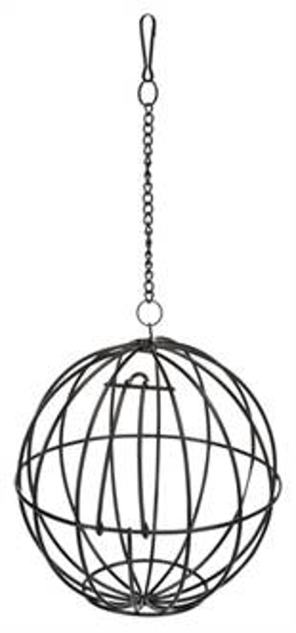 TRIXIE VOERBAL METAAL ZWART 16X16 CM