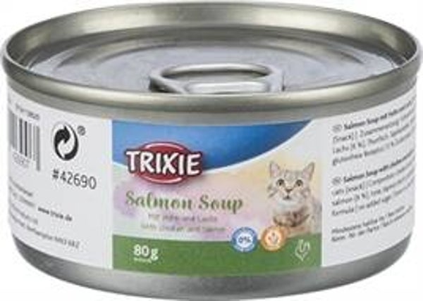 TRIXIE ZALM SOEP KIP / ZALM GLUTENVRIJ 80 GR