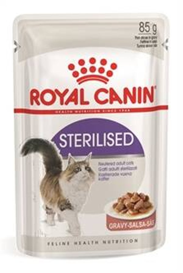 ROYAL CANIN FELINE STERILISED IN GRAVY 12X85 GR