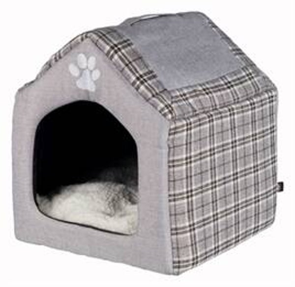 TRIXIE RELAX IGLO HONDENHUIS SILAS GRIJS / CREME 40X45X40 CM
