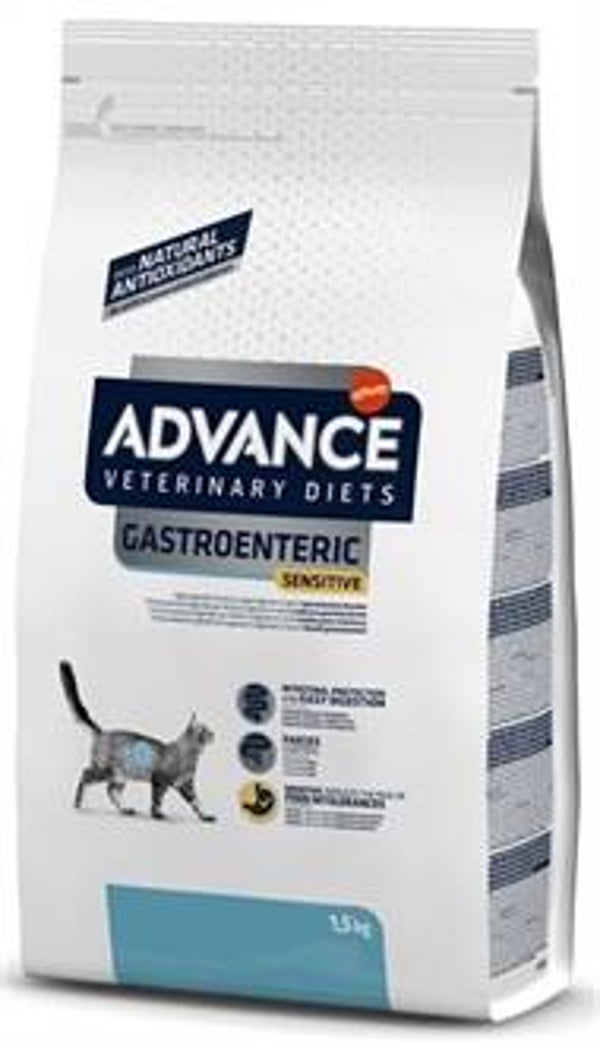 ADVANCE VETERINARY DIET CAT GASTROENTERIC SPIJSVERTERING SENSITIVE 1,5 KG