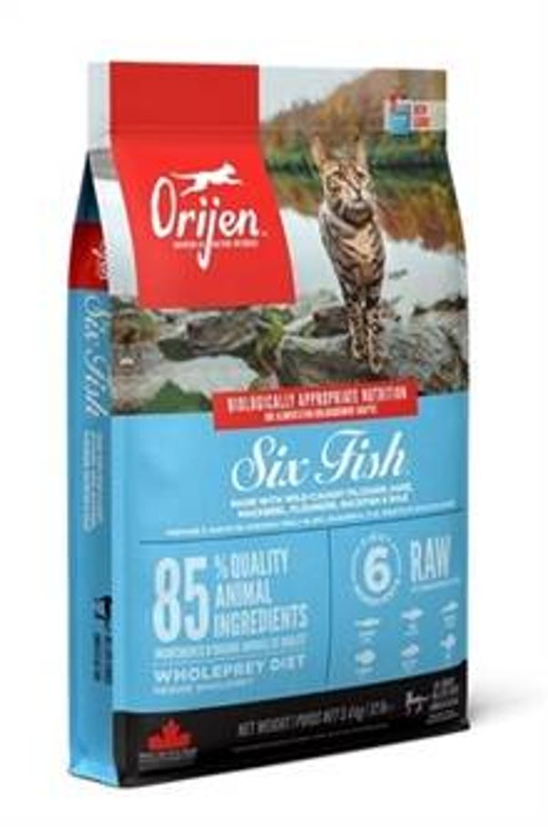 ORIJEN WHOLE PREY 6 FISH CAT 5,4 KG