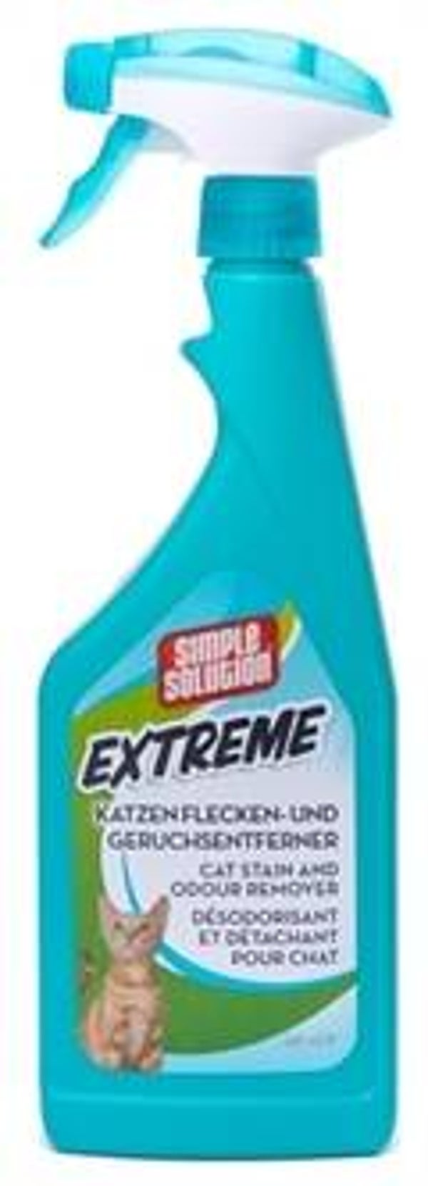 SIMPLE SOLUTION STAIN & ODOUR VLEKVERWIJDERAAR KAT EXTREME 750 ML