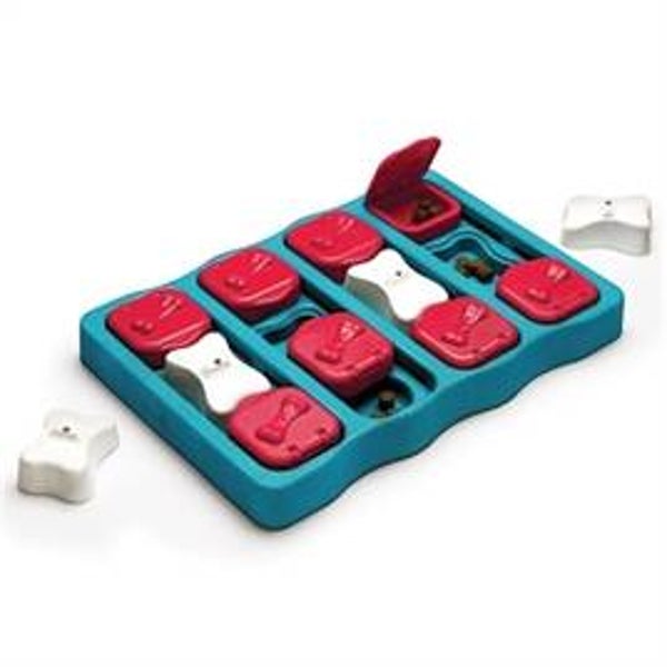 NINA OTTOSSON DOG BRICK TURQUOISE / ROOD 31,5X21X4 CM
