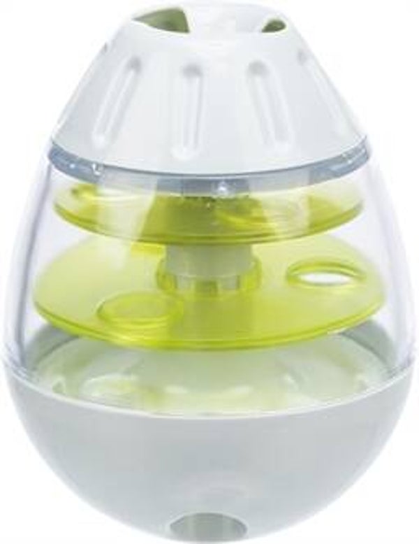 TRIXIE ROLY POLY SNACK TUIMEL EI GRIJS / LIME GROEN 13 CM