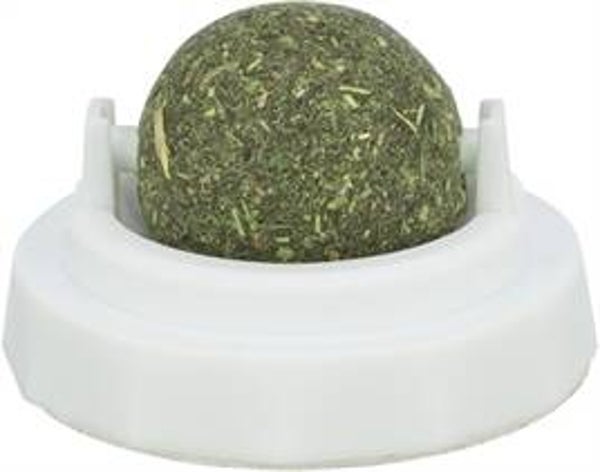 TRIXIE CATNIP BAL MET HOUDER ZELFKLEVEND 5 CM