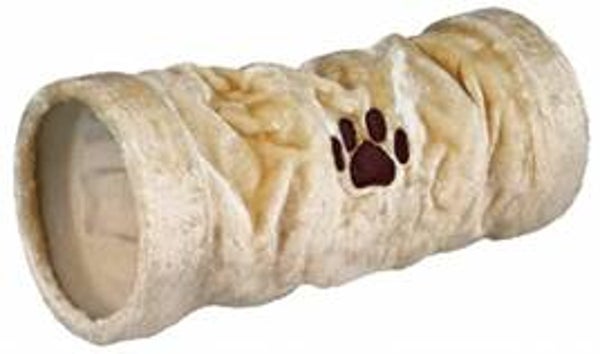 TRIXIE KATTENTUNNEL PLUCHE BEIGE 22X22X60 CM