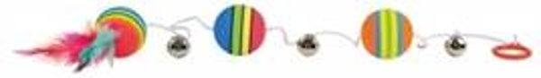 TRIXIE REGENBOOG BALLETJES AAN ELASTISCH KOORD 3 ST
