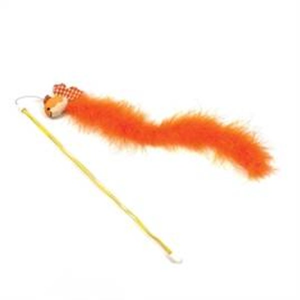 HAPPY PET TABBY PATCH KATTENHENGEL GOUDVIS ORANJE 40X7,5 CM