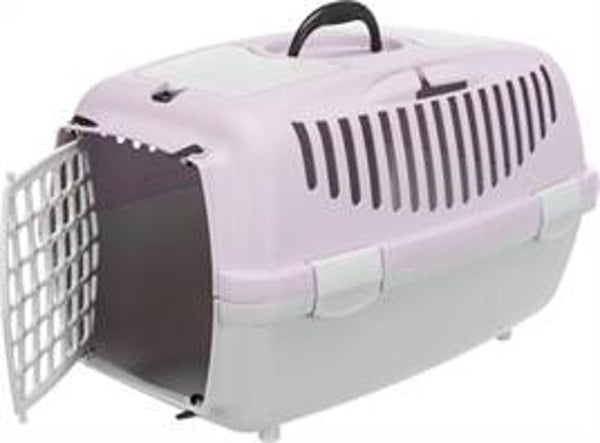 TRIXIE VERVOERSBOX CAPRI 2 LICHTGRIJS / LILA 55X37X34 CM