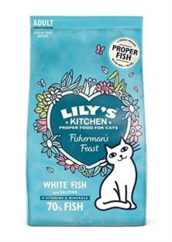 LILY'S KITCHEN CAT WHITE FISH / SALMON 2 KG