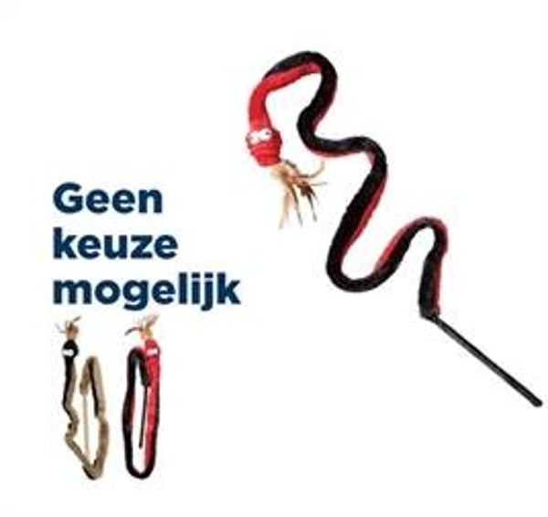 KONG KAT SNAKE TEASER ASSORTI 143X4X4,5 CM