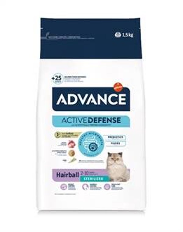 ADVANCE CAT STERILIZED HAIRBALL 1,5 KG