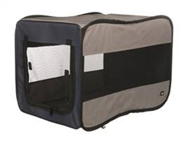 TRIXIE REISMAND TWISTER OPVOUWBAAR DONKERBLAUW / LICHTBLAUW 45X45X64 CM