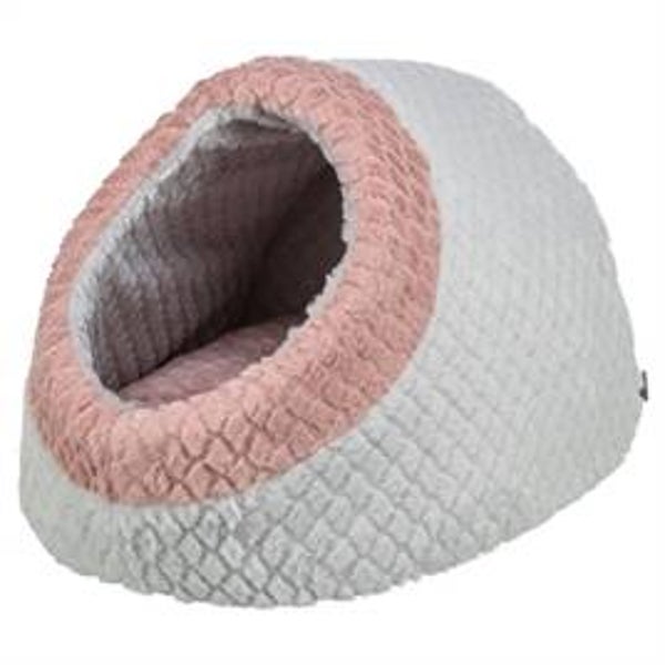 TRIXIE KATTENMAND IGLO KALINE MIO GRIJS / OUDROZE 35X41X26 CM