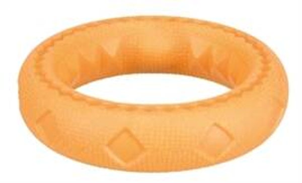 TRIXIE AQUA TOY RING TPR DRIJVEND ORANJE 11X11X11 CM 3 ST