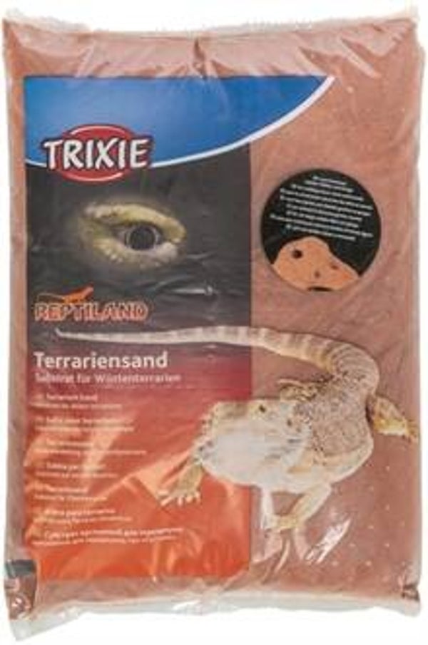 TRIXIE REPTILAND GROTTENZAND VOOR TERRARIA DONKERROOD 4X5 KG