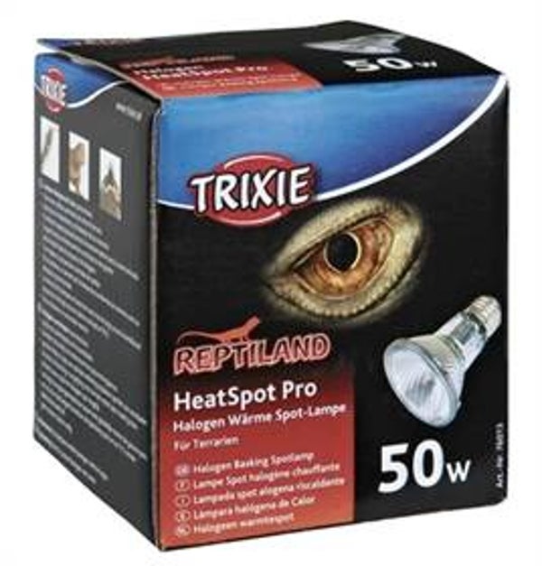 TRIXIE REPTILAND HEATSPOT PRO WARMTELAMP HALOGEEN 50 WATT 6,5X6,5X8,8 CM