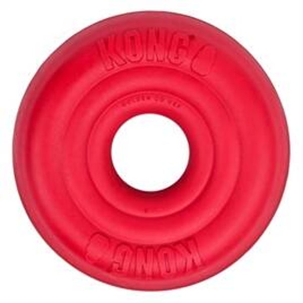 KONG CLASSIC DONUT ROOD 12X12X4,5 CM