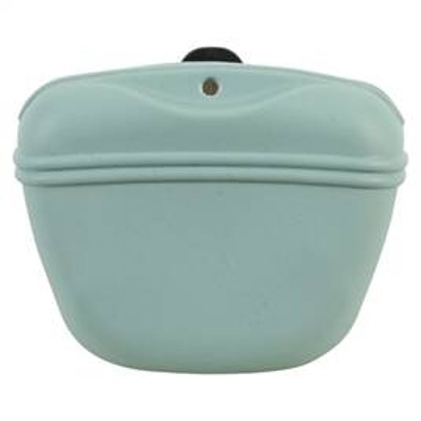 ZOLUX BELONINGSZAKJE SNACKZAKJE SILICONE GROEN 13X6X11 CM