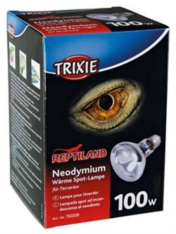 TRIXIE REPTILAND WARMTELAMP NEODYMIUM 100 WATT 8X8X10,8 CM 3ST