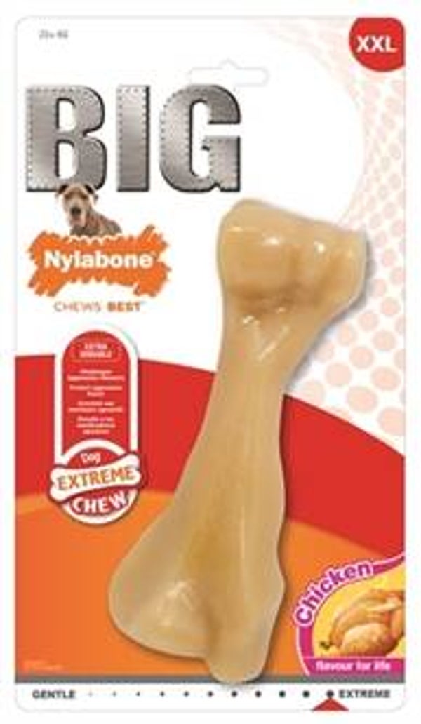 NYLABONE POWER CHEW HARDE BIJTERS KIPSMAAK VANAF 23 KG