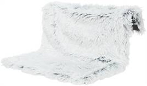 TRIXIE RADIATOR HANGMAT HARVEY LANGHAAR PLUCHE / VELOURS WIT ZWART 45X31X26 CM