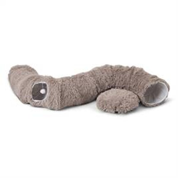 SAVIC SNUGGLE TUNNEL / KATTENMAND WARM GRIJS 85X85X26,5 CM