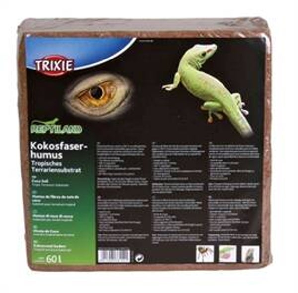 TRIXIE REPTILAND KOKOSVEZELHUMUS SUBSTRAAT GEPERST UITBREIDING 60 LTR