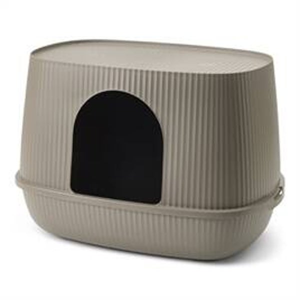 SAVIC KATTENBAK MOONA WARM GRIJS 57X39X39 CM